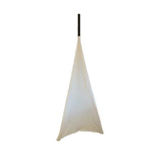 Boxenstativ Cover white