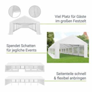 Details Festzelt Robustheit, Flexibler Einsatz