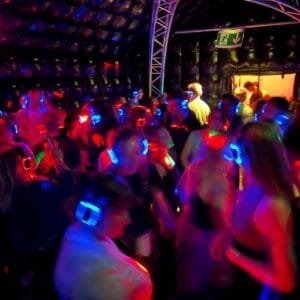 Silent Disco in aufblasbarem Club Osnabrück