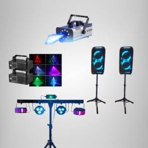 Partypaket M mieten (Licht, Sound, Nebel)